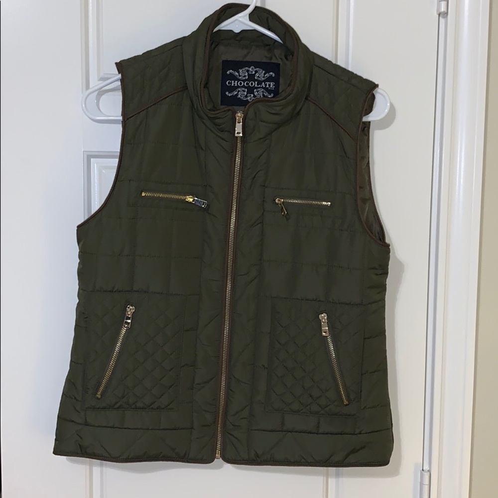 Olive Green Vest